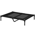 PawHut Raised Mesh Dog Bed – Black, 92cm – product view 1