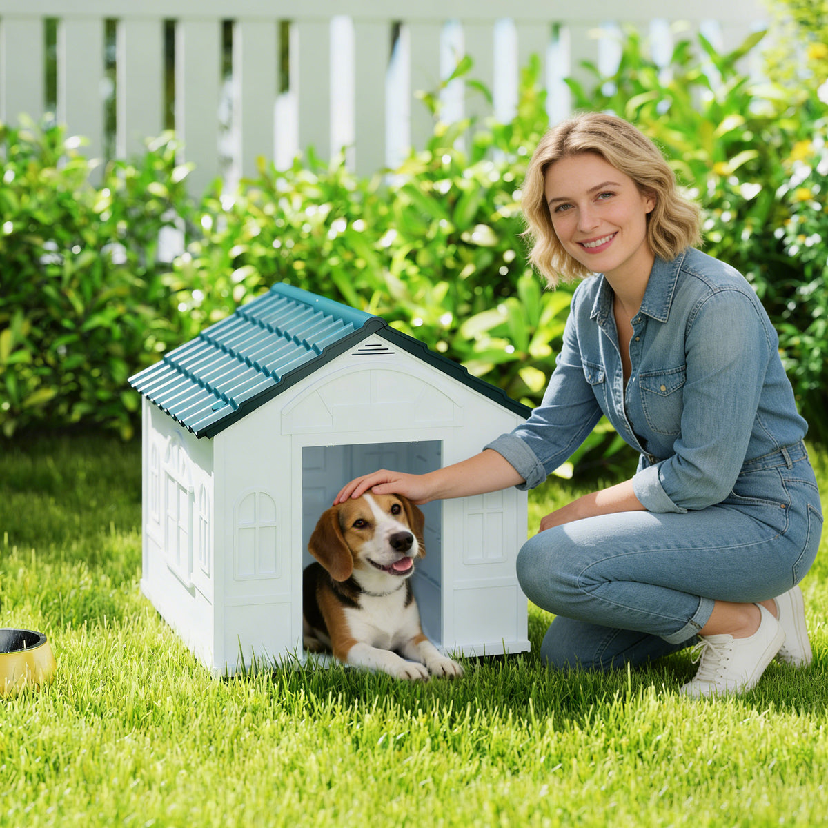 Plastic dog kennel for medium dogs – image 4