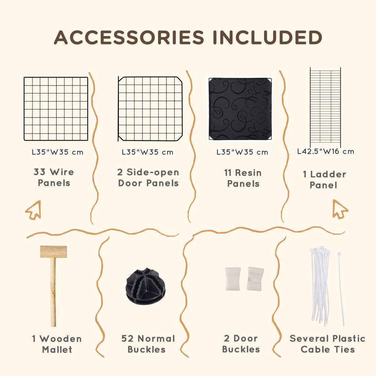 Metal mesh small animal playpen – image 2