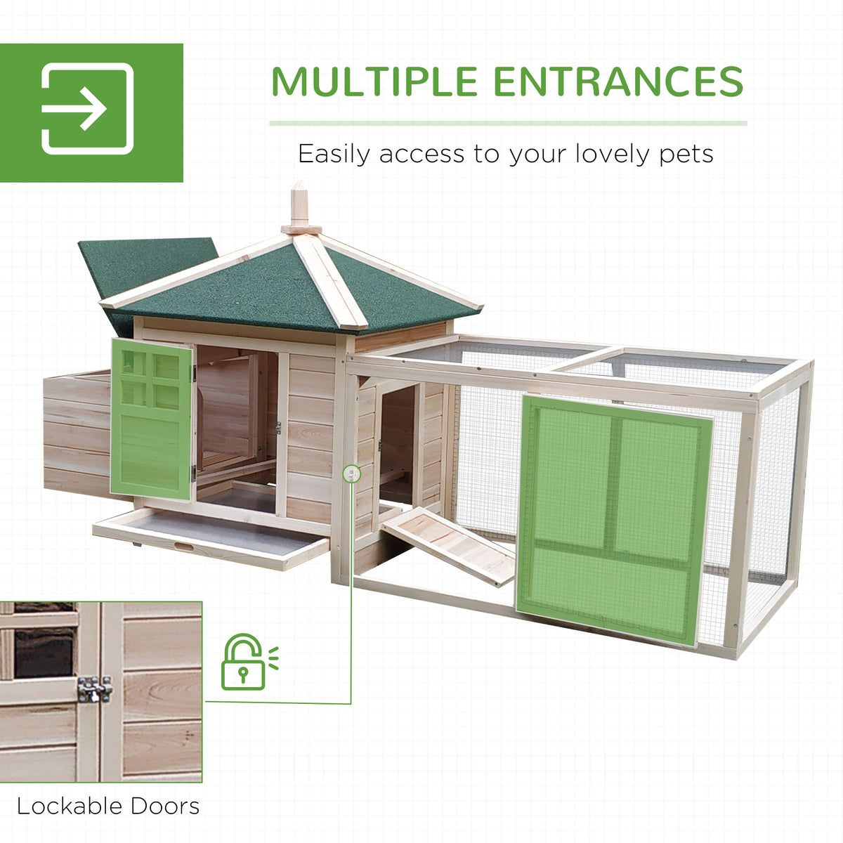 Wooden chicken coop – image 4