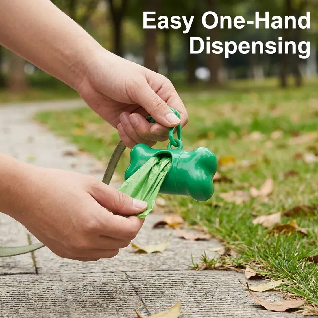 Pet waste bags with dispenser – image 2