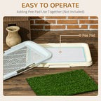 Puppy training tray with artificial grass – image 4