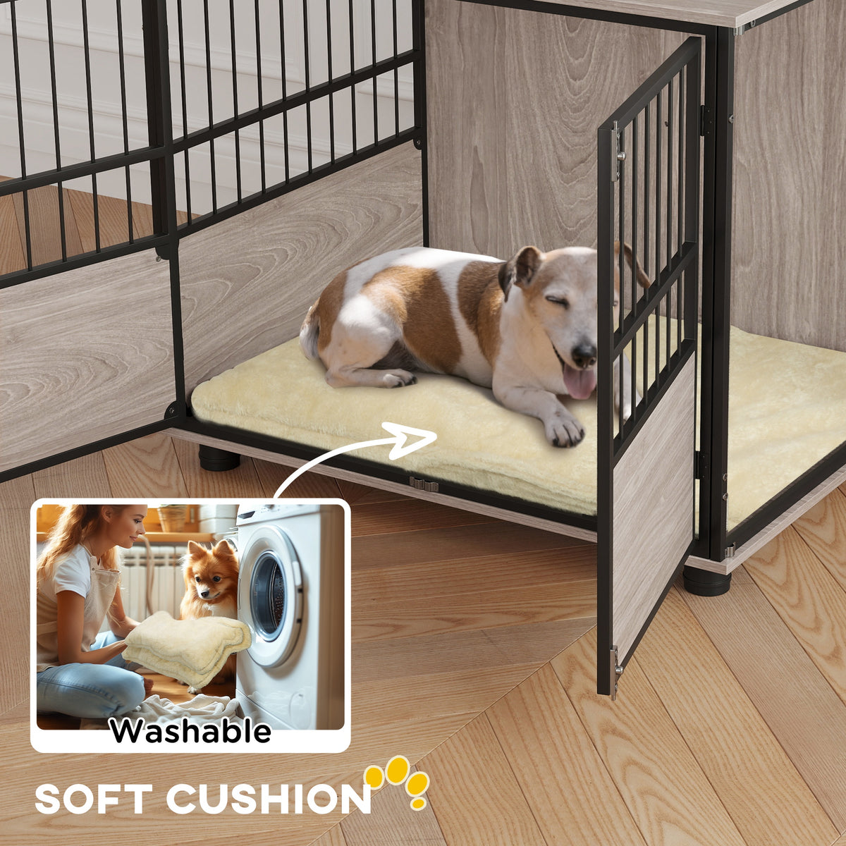 Dog crate end table – image 5
