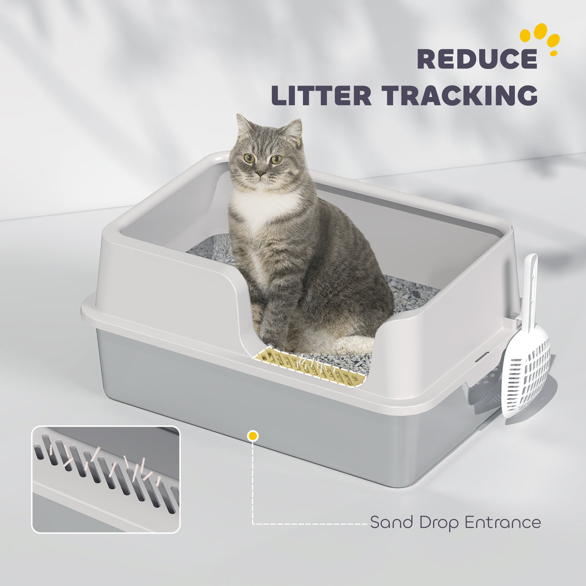 Stainless steel cat litter box – image 4