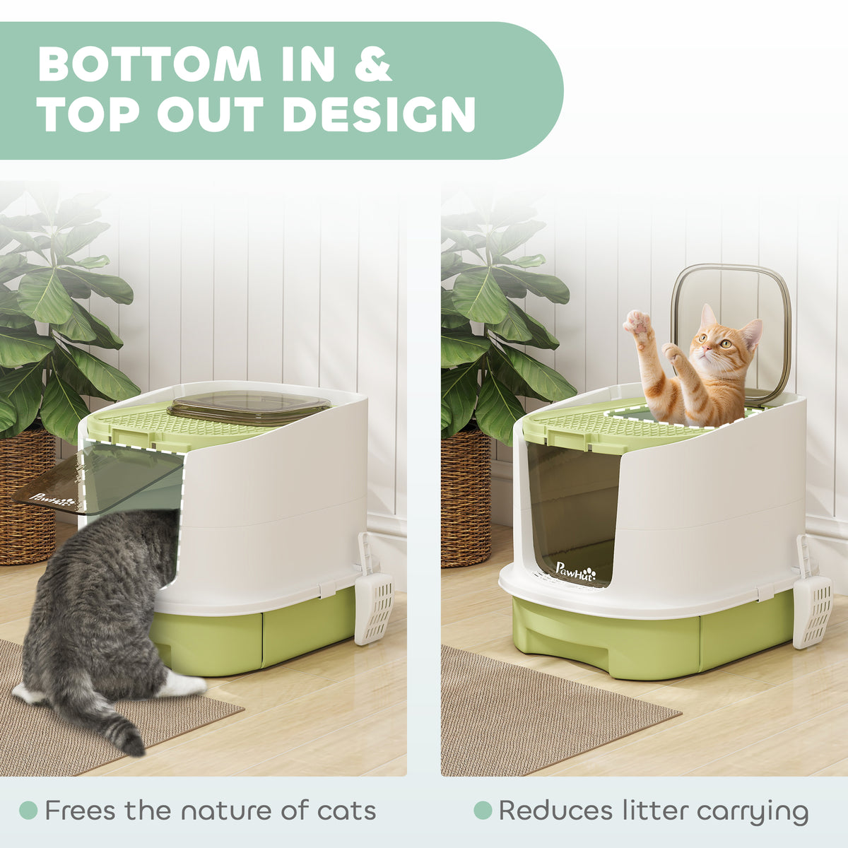 Top-entry cat litter box – image 3