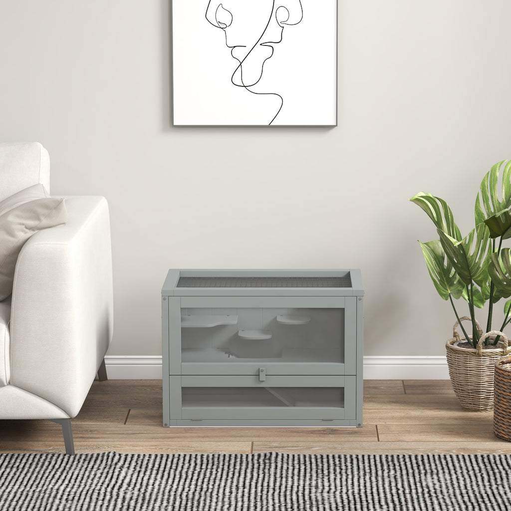 Hamster cage – grey – image 1