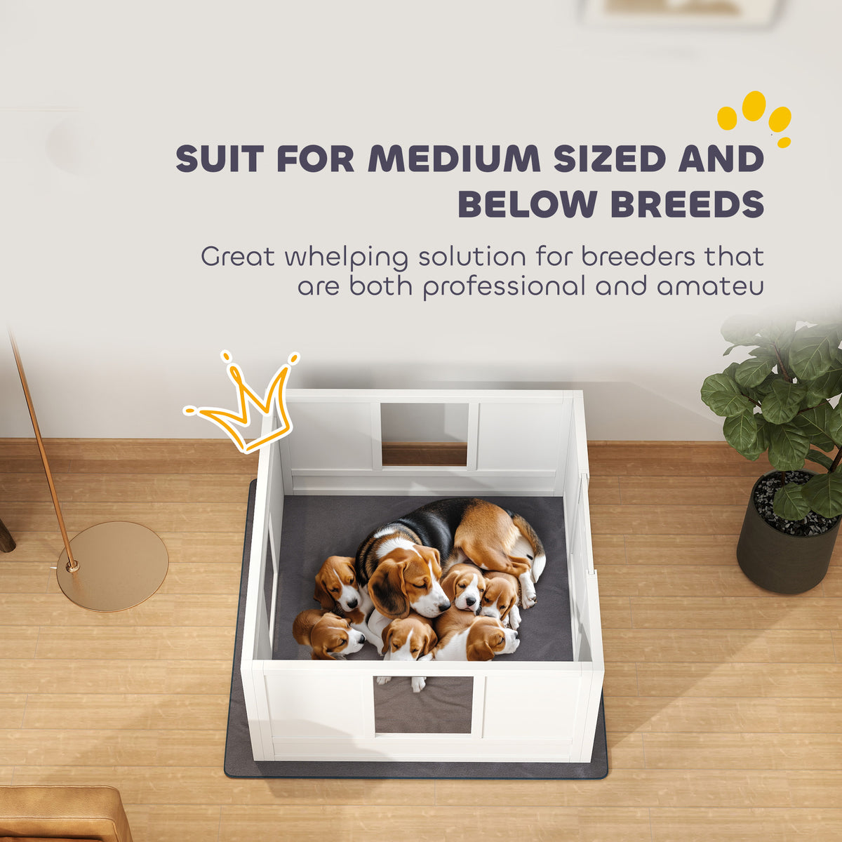 Dog whelping box – image 1