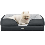 PawHut Cushioned Dog Bed – Charcoal, 70 × 50cm – product view 1