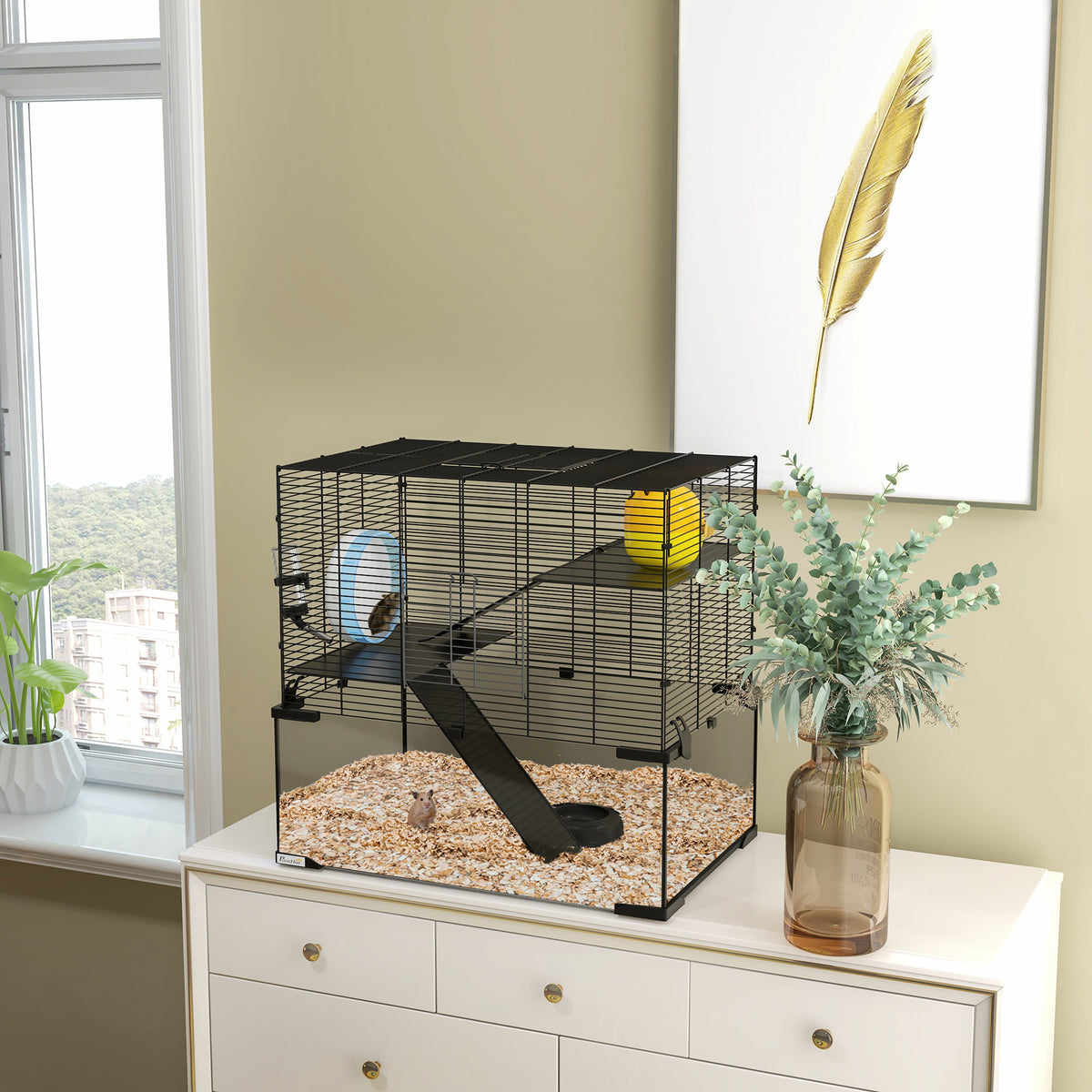 Three-tier hamster cage – image 1