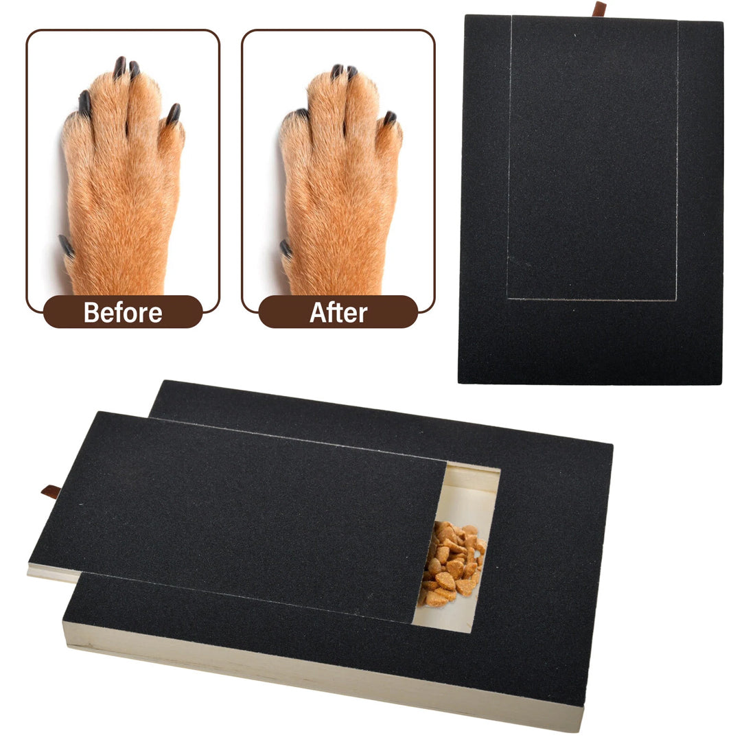 Wooden dog nail scratch board – image 3