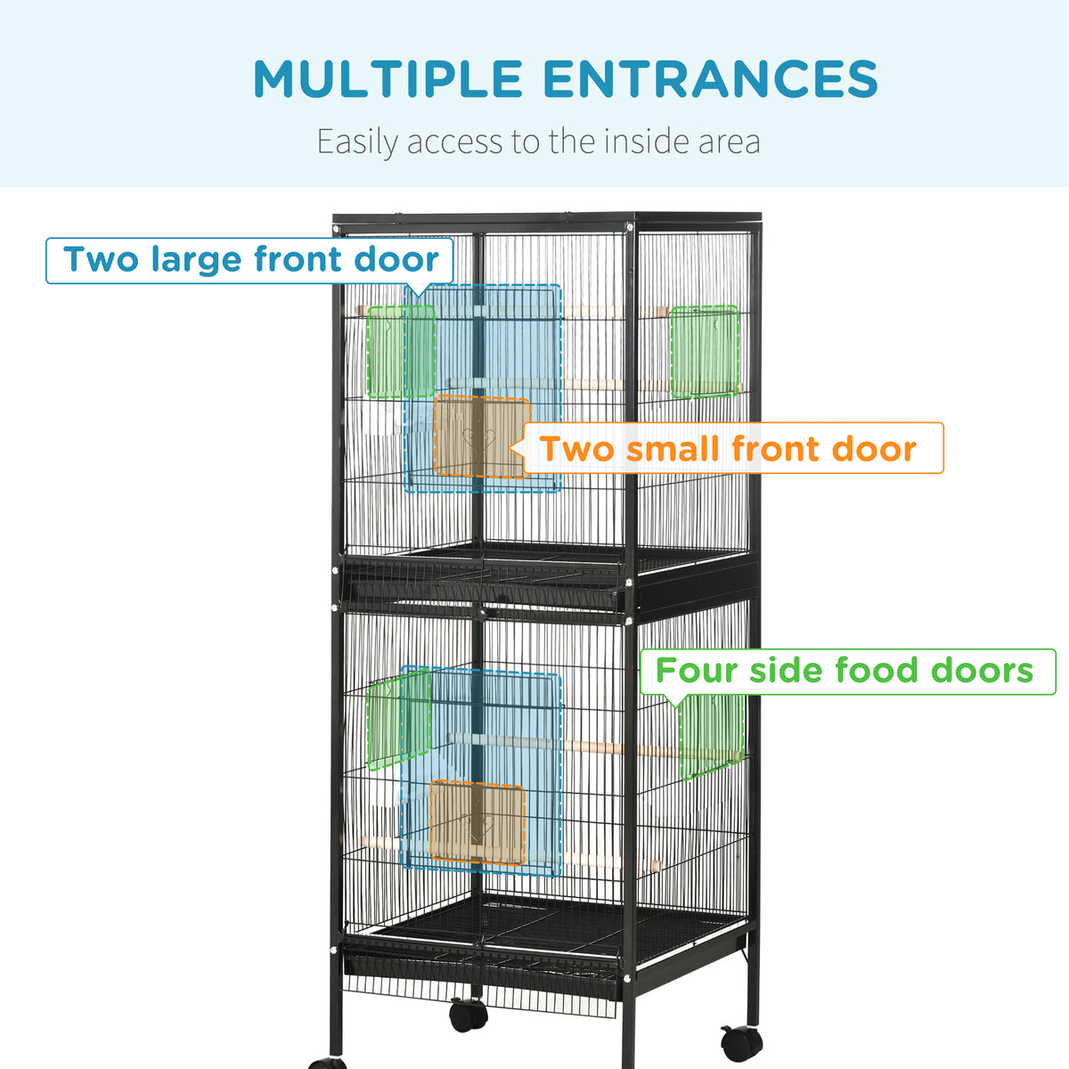 Wheeled bird aviary – image 4