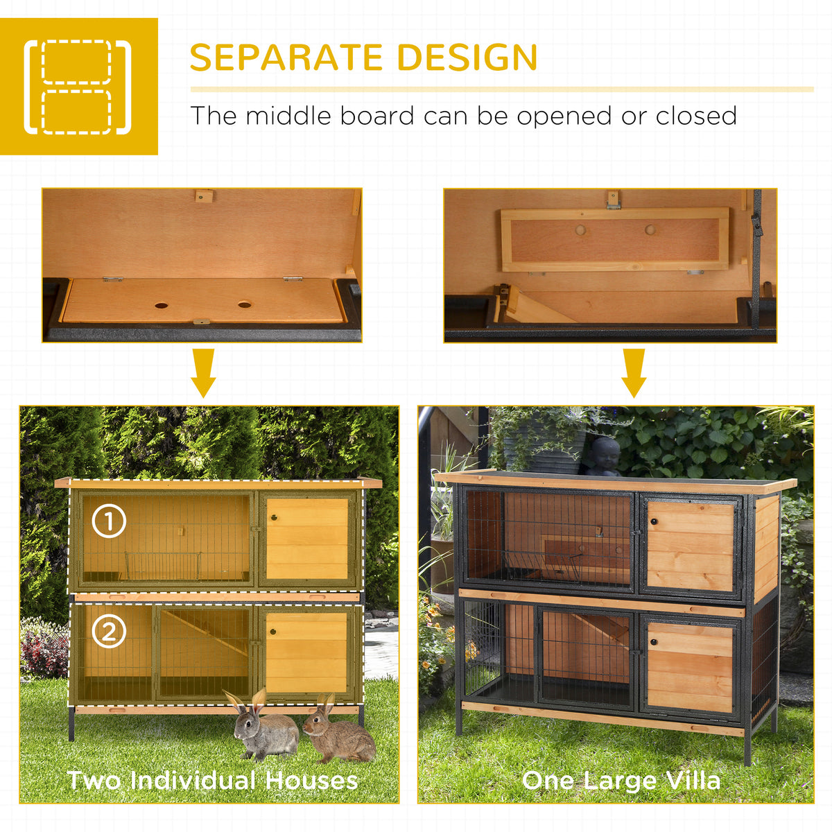 Rabbit and guinea pig hutch – image 4