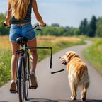 PawHut Bicycle Dog Lead with Elastic Section – product view 2