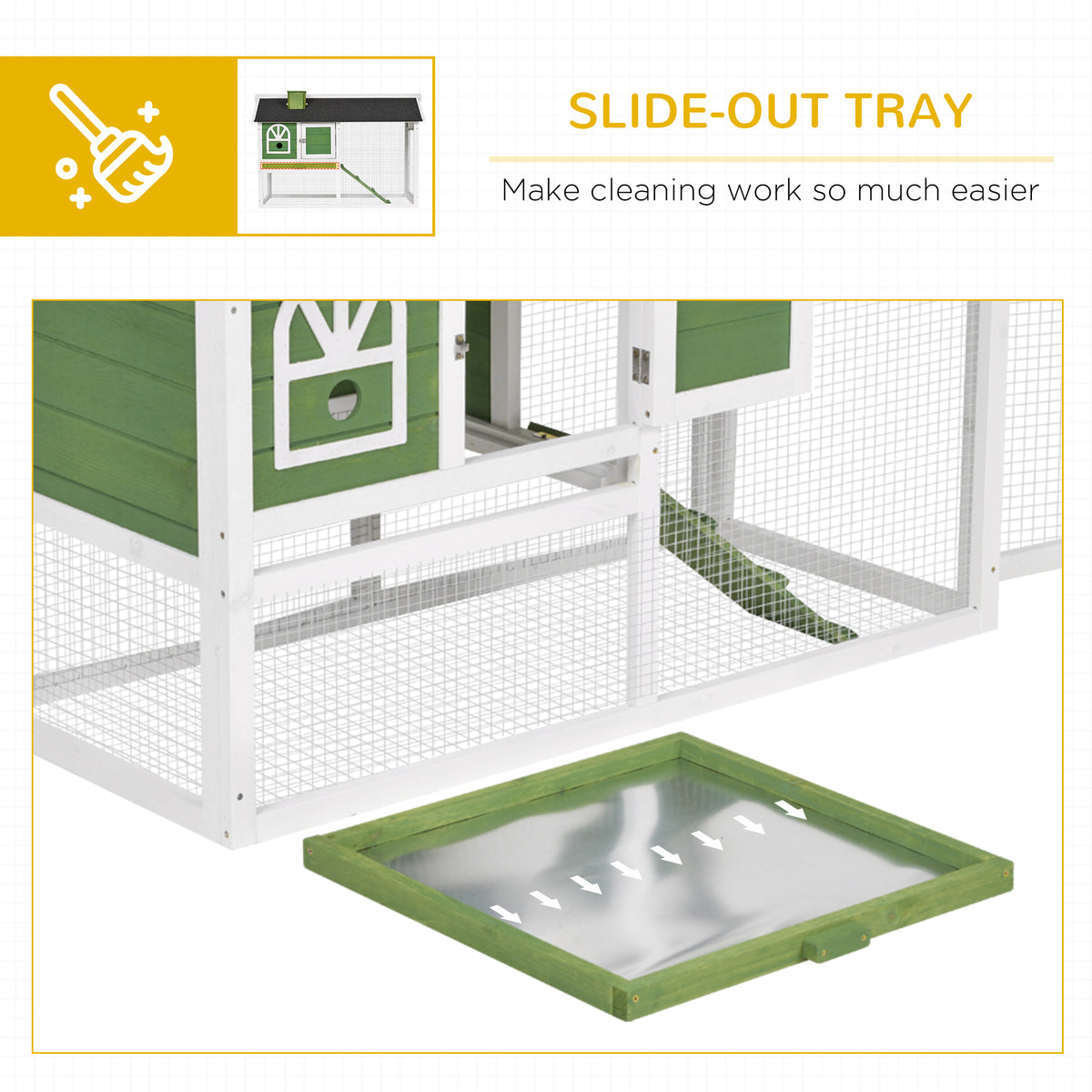 Rabbit hutch and run – image 3