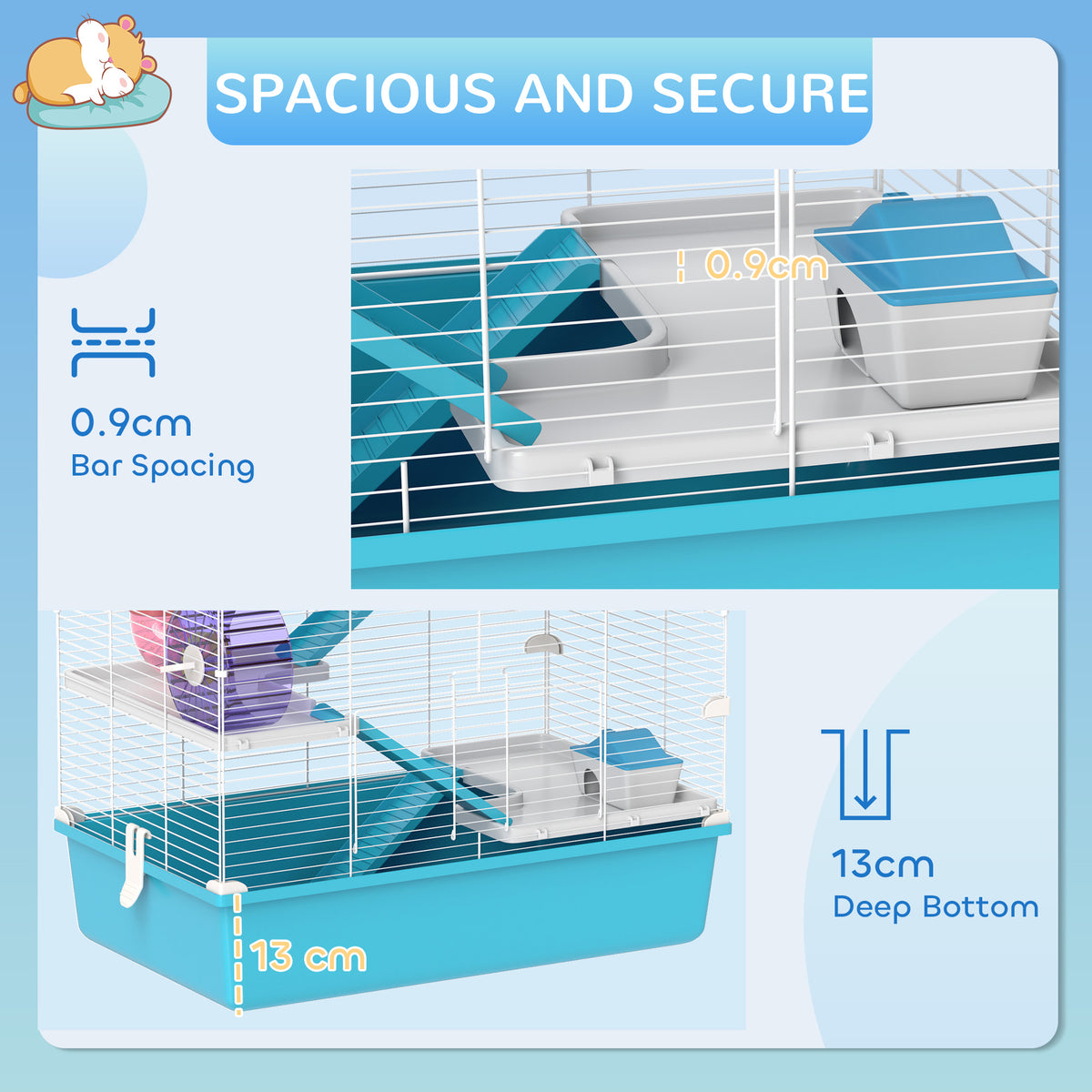 Six-tier hamster cage – image 2