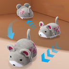 Plush squeaky mouse cat toy – image 3