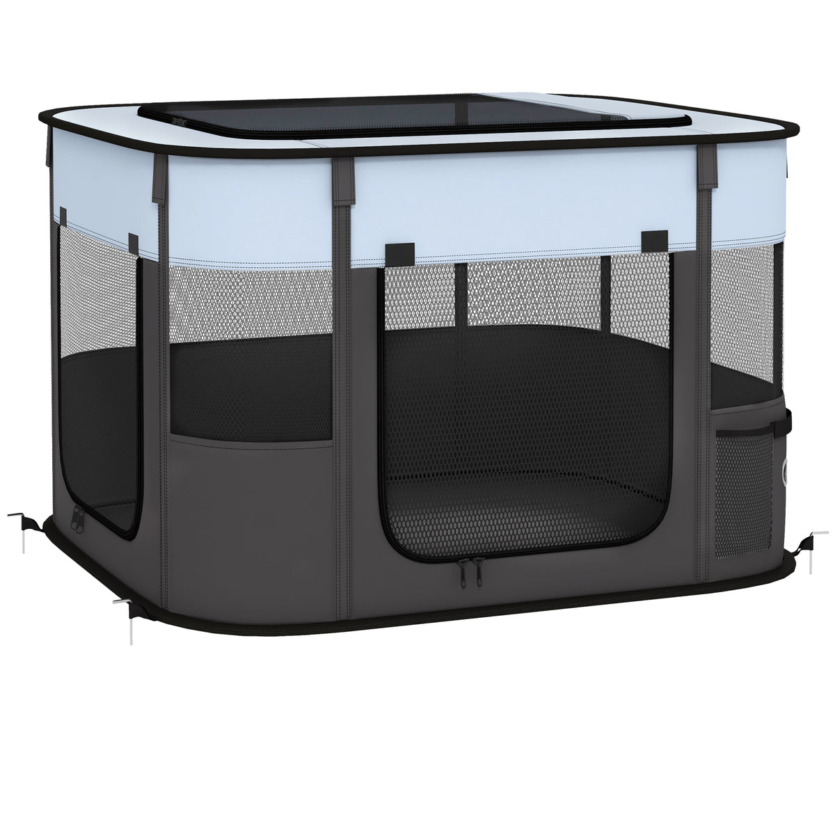 Folding mesh pet playpen – image 2