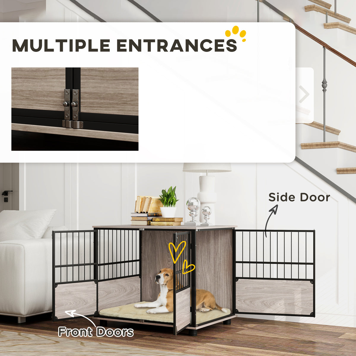 Dog crate end table – image 2