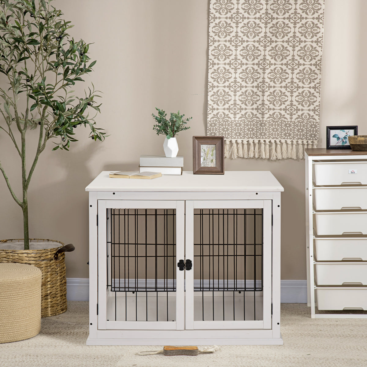 Dog crate end table – image 3