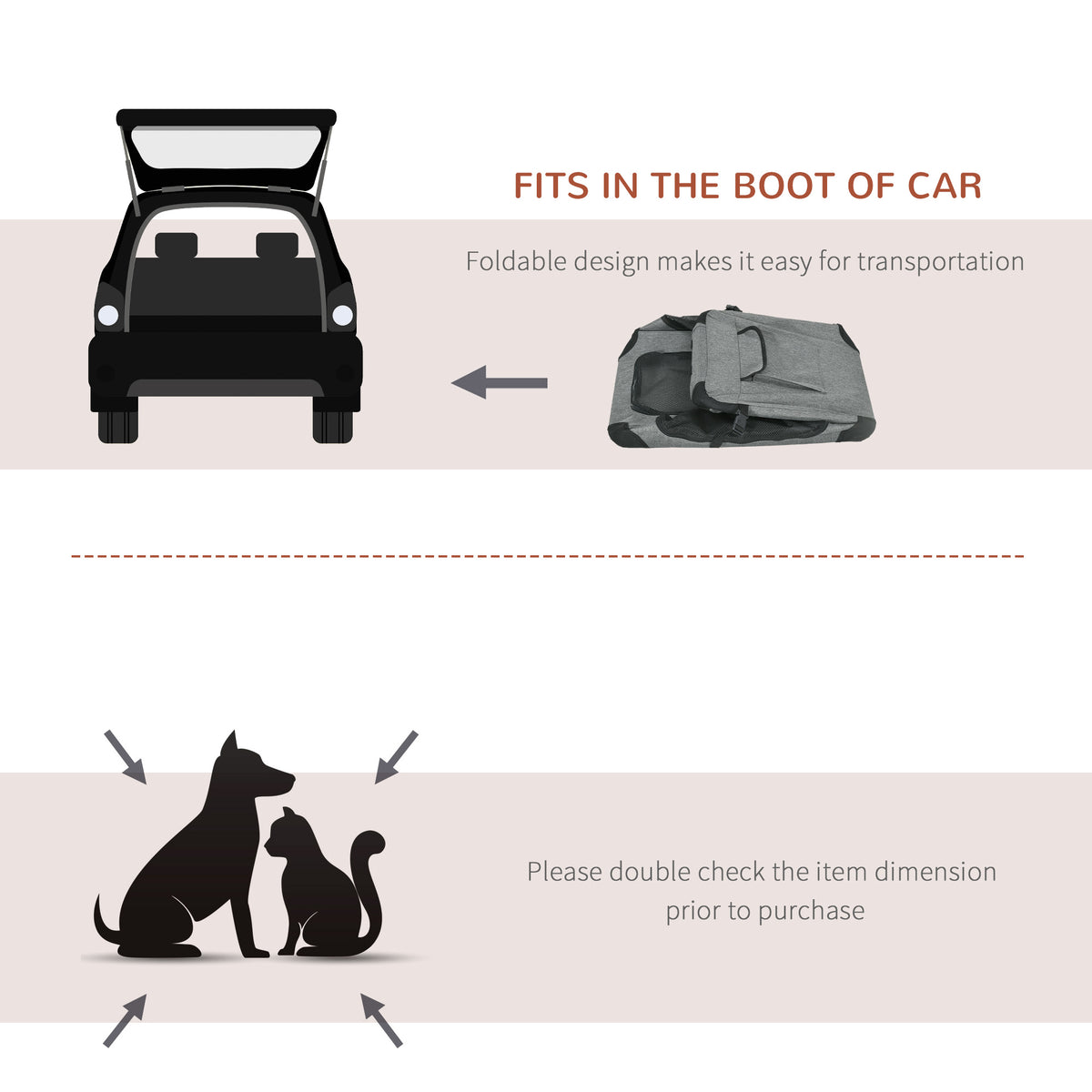 Pet carrier bag – image 4