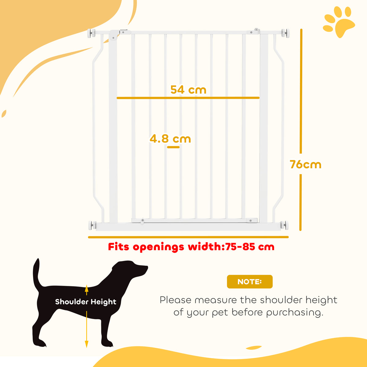 Pressure-fit pet gate – image 2
