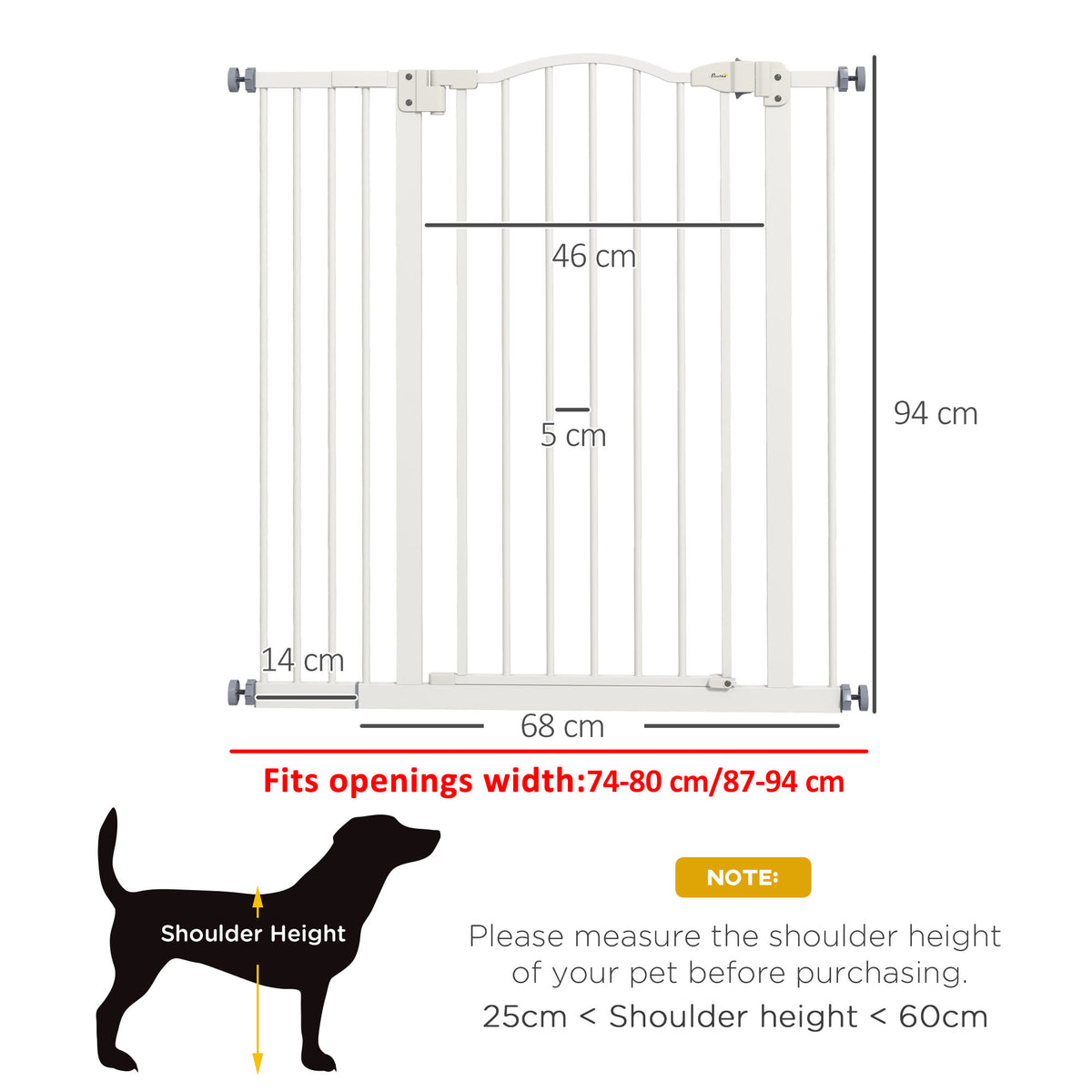 Pressure-fit dog safety gate – image 3