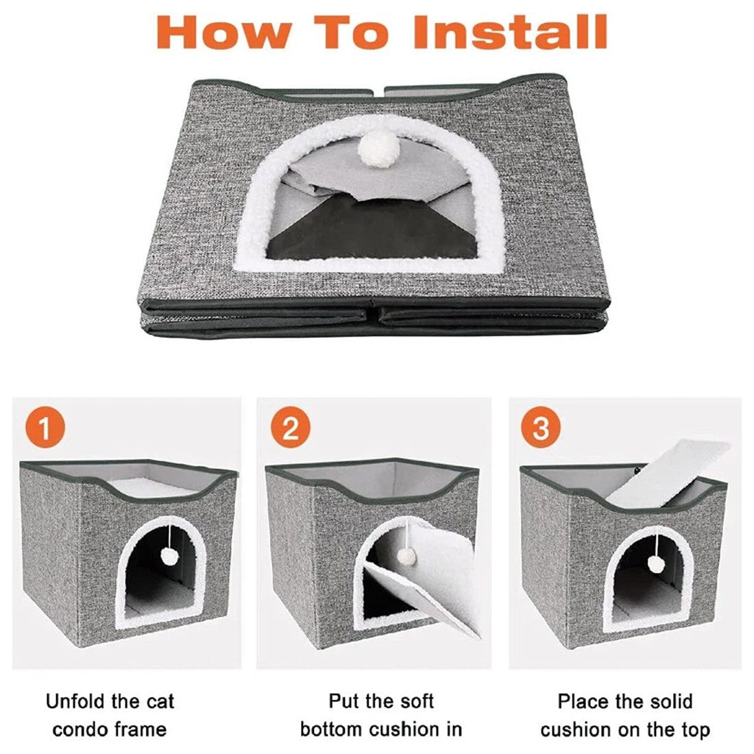 Foldable cat house – image 5