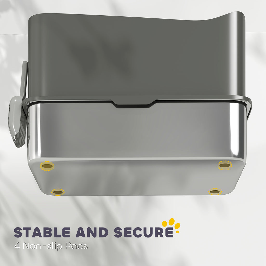 Stainless steel cat litter box – image 2