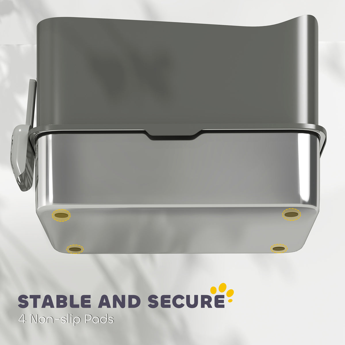 Stainless steel cat litter box – image 2