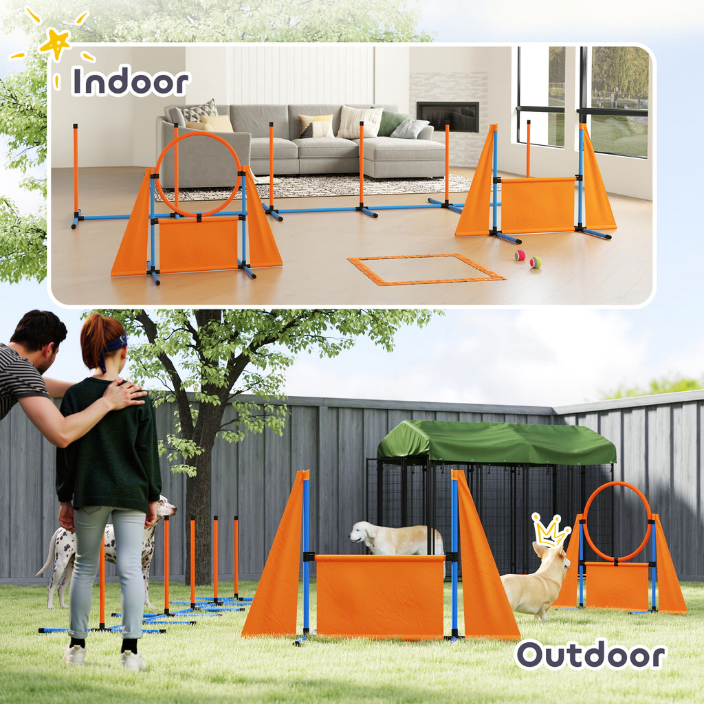 Orange dog agility set – image 1
