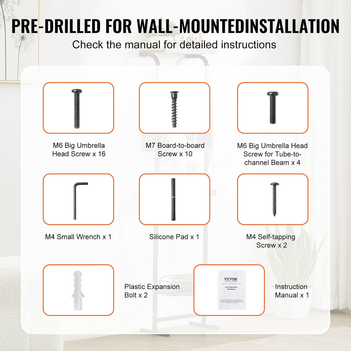 Adjustable Pet Feeding Stand with Storage Shelves – product view 5