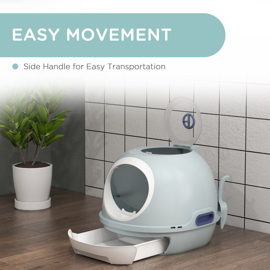 Enclosed cat litter box – image 3
