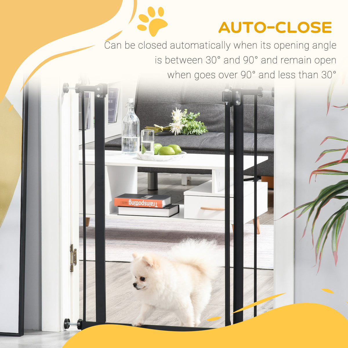 Pressure-fit auto-close dog gate – image 4