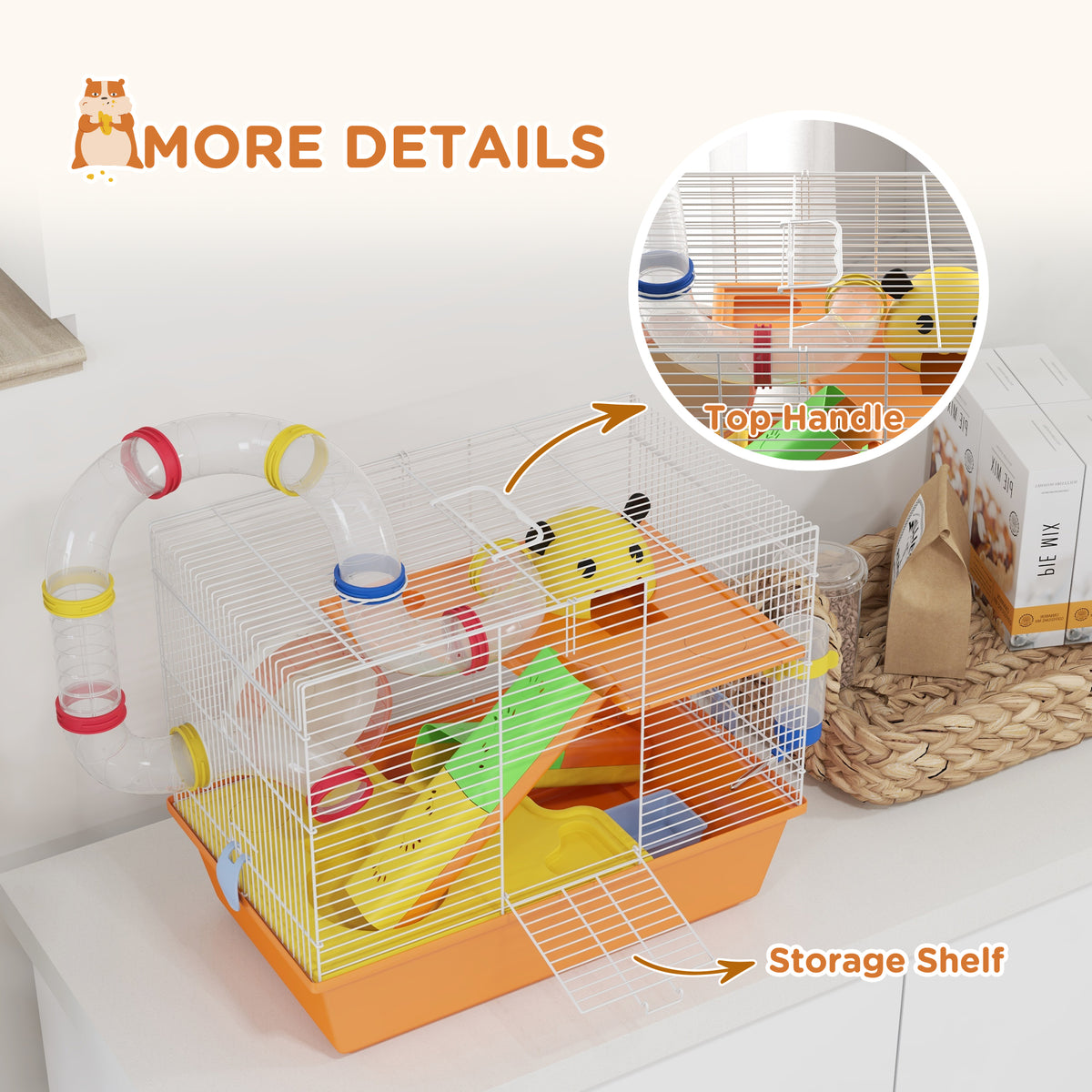 Three-tier hamster cage – image 1