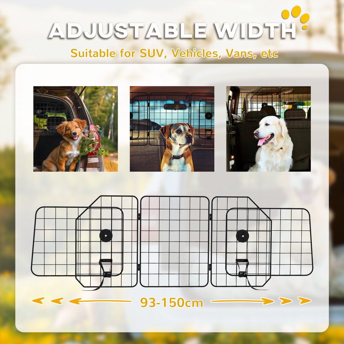 Adjustable dog guard for cars and vans – image 4