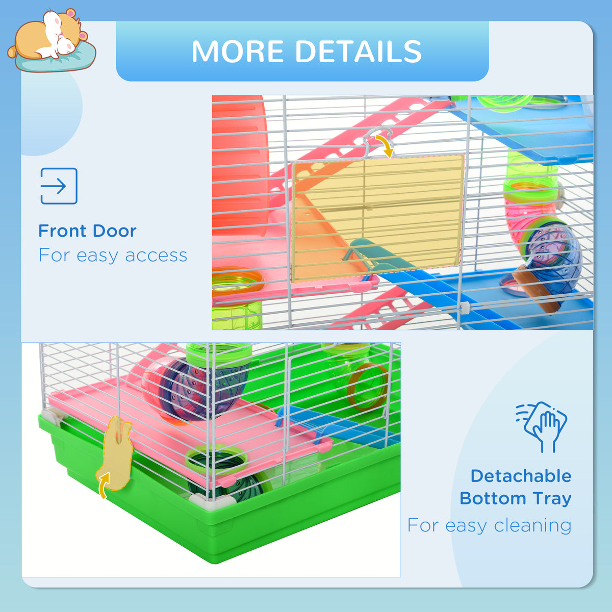 Five-tier hamster cage – image 3
