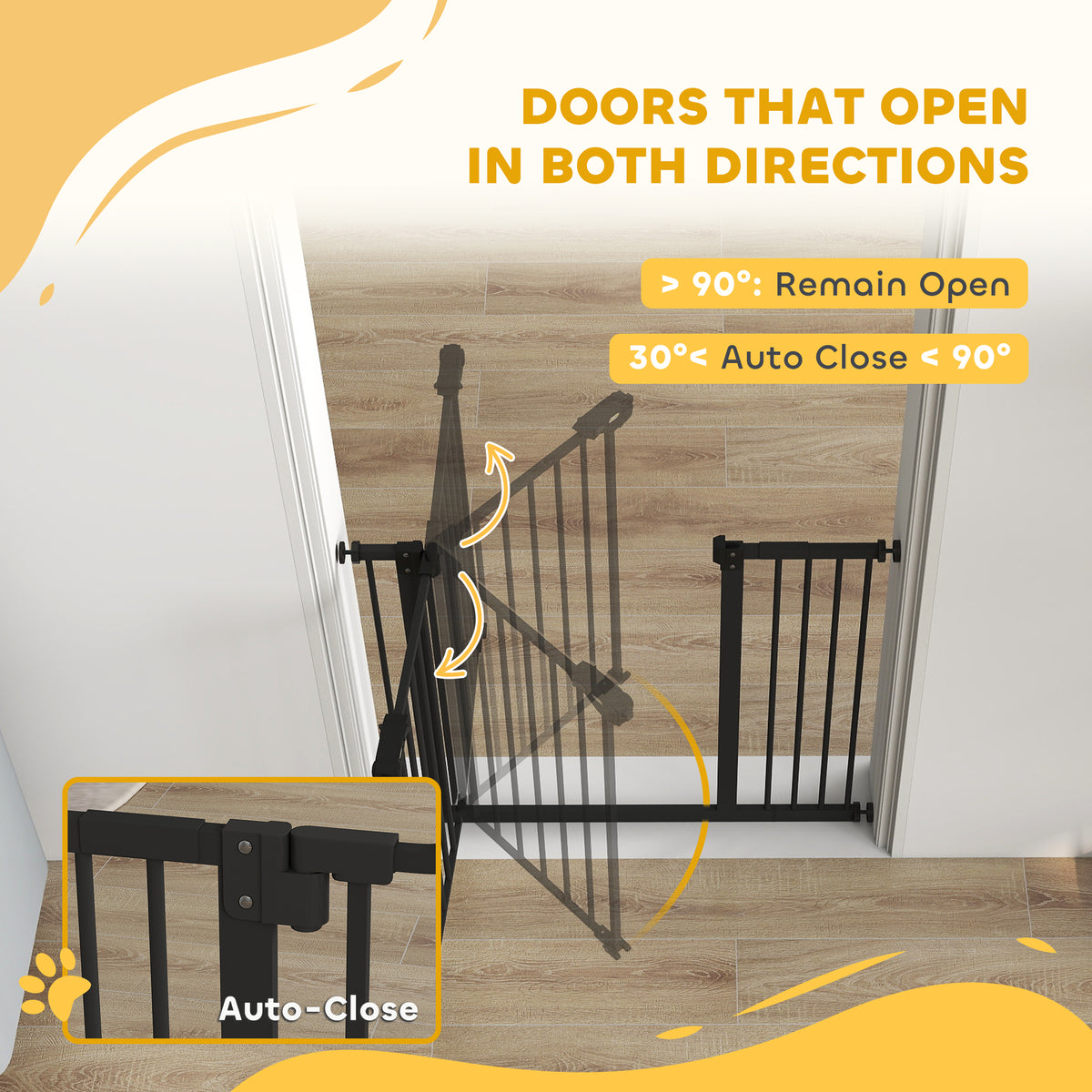 Adjustable safety gate with extension – image 4