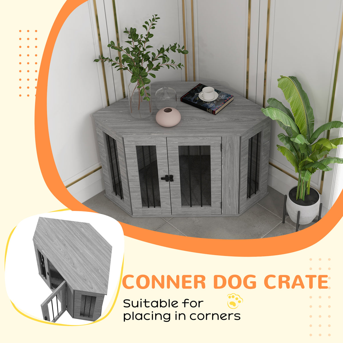 Dog crate side table – image 5