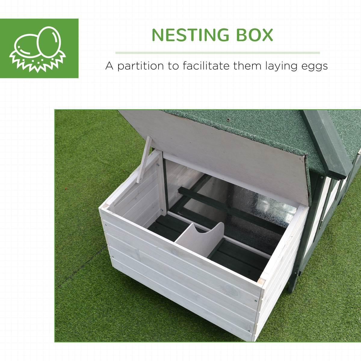 Wooden chicken coop and run – image 4