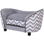 Grey XS dog sofa – image 2