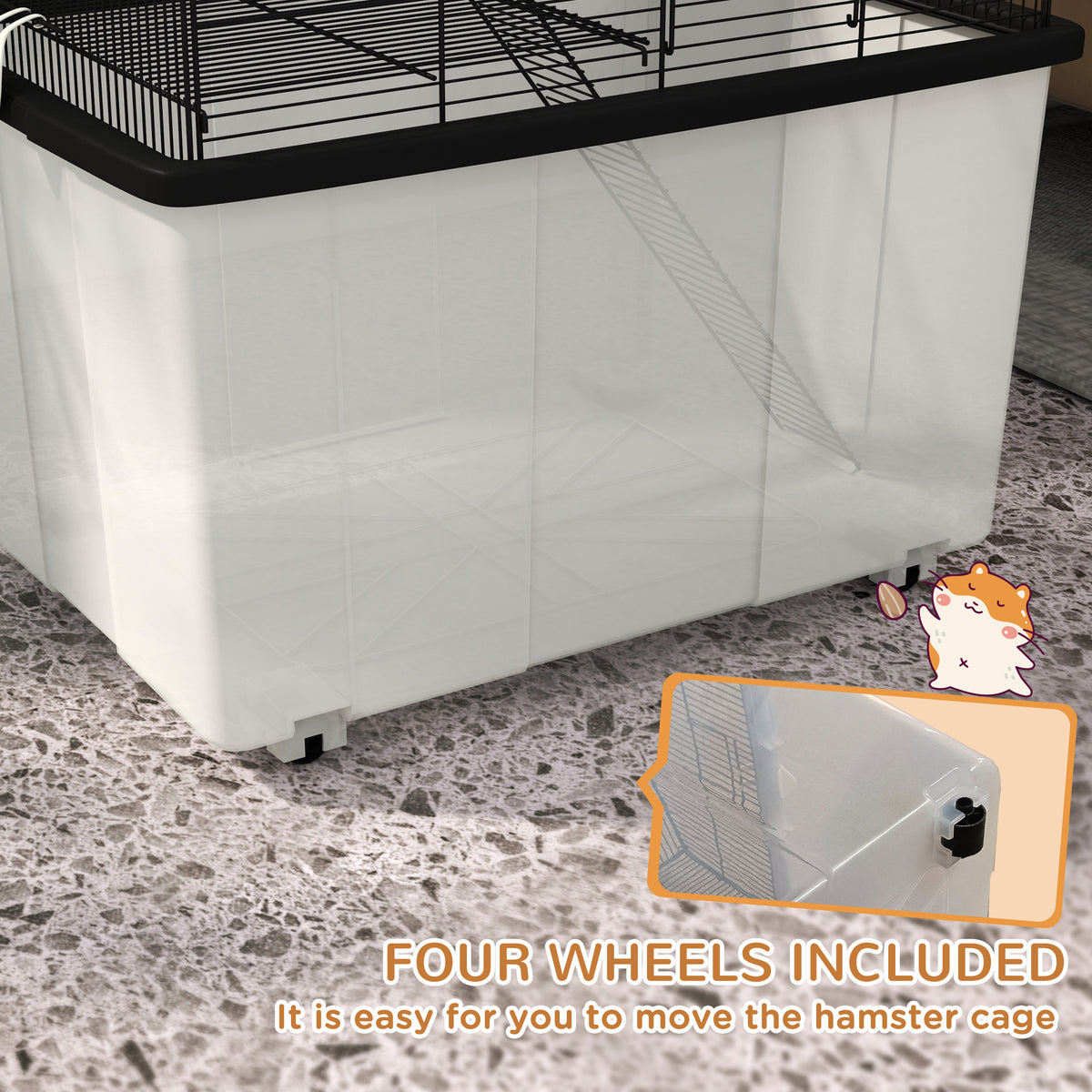 Two-tier hamster cage – image 4