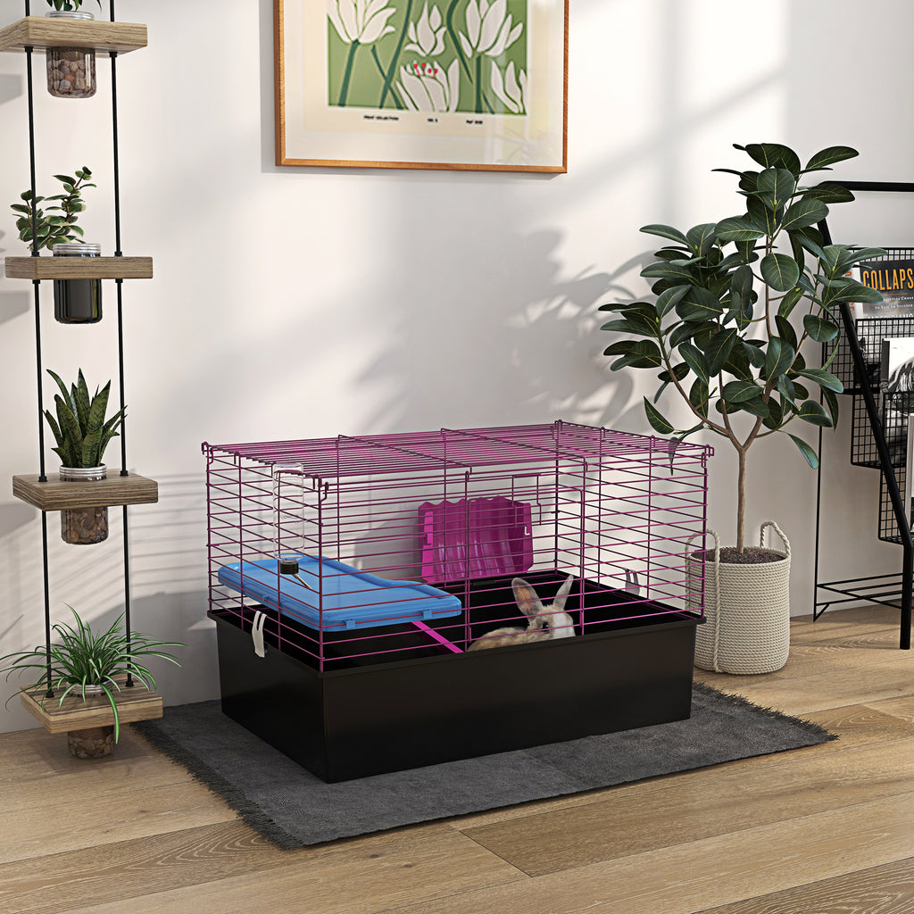 PawHut Small Animal Cage with Ramp – 71cm – product view 2