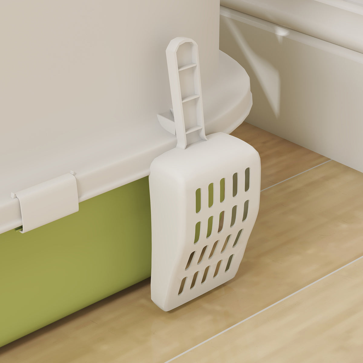 Top-entry cat litter box – image 1