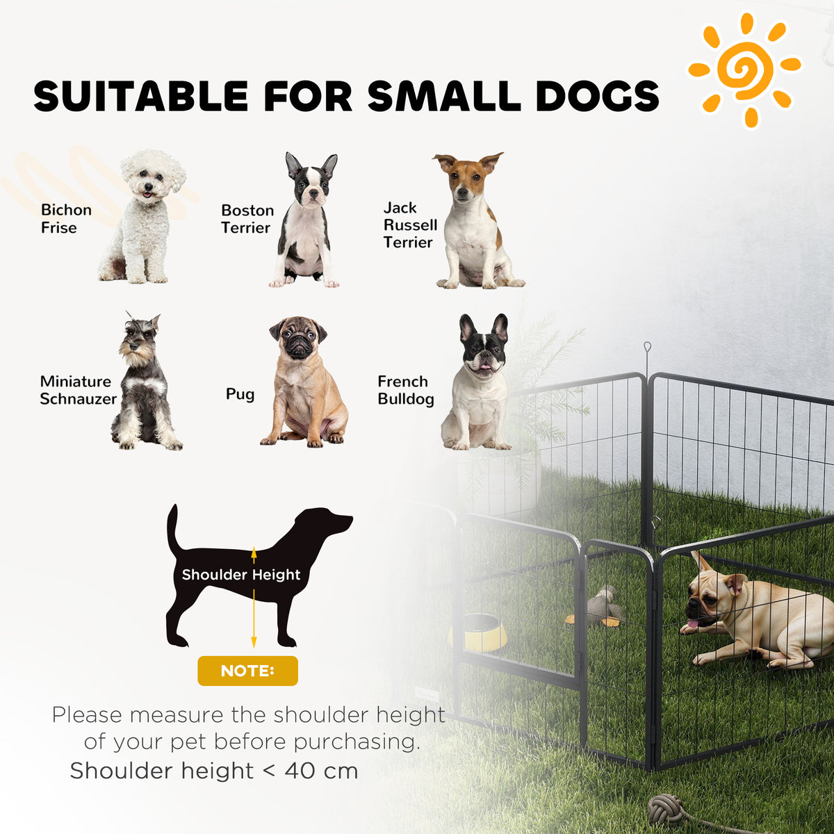 Six-panel dog playpen – image 2