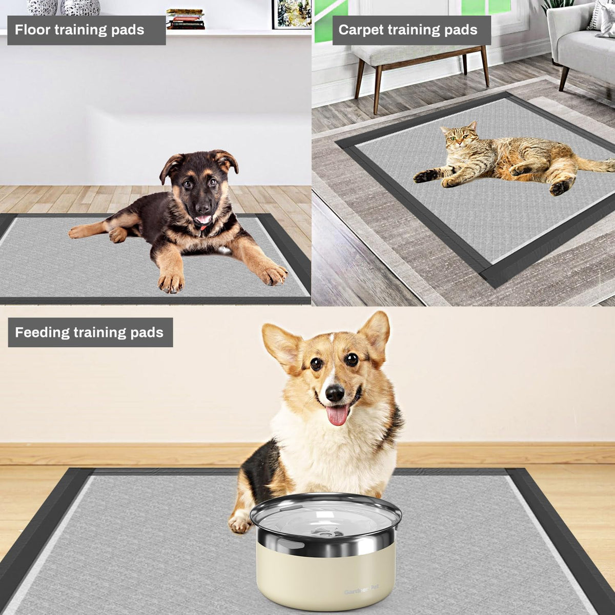 Charcoal puppy training pads – image 3
