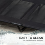 PawHut Raised Mesh Dog Bed – Black, 92cm – product view 5