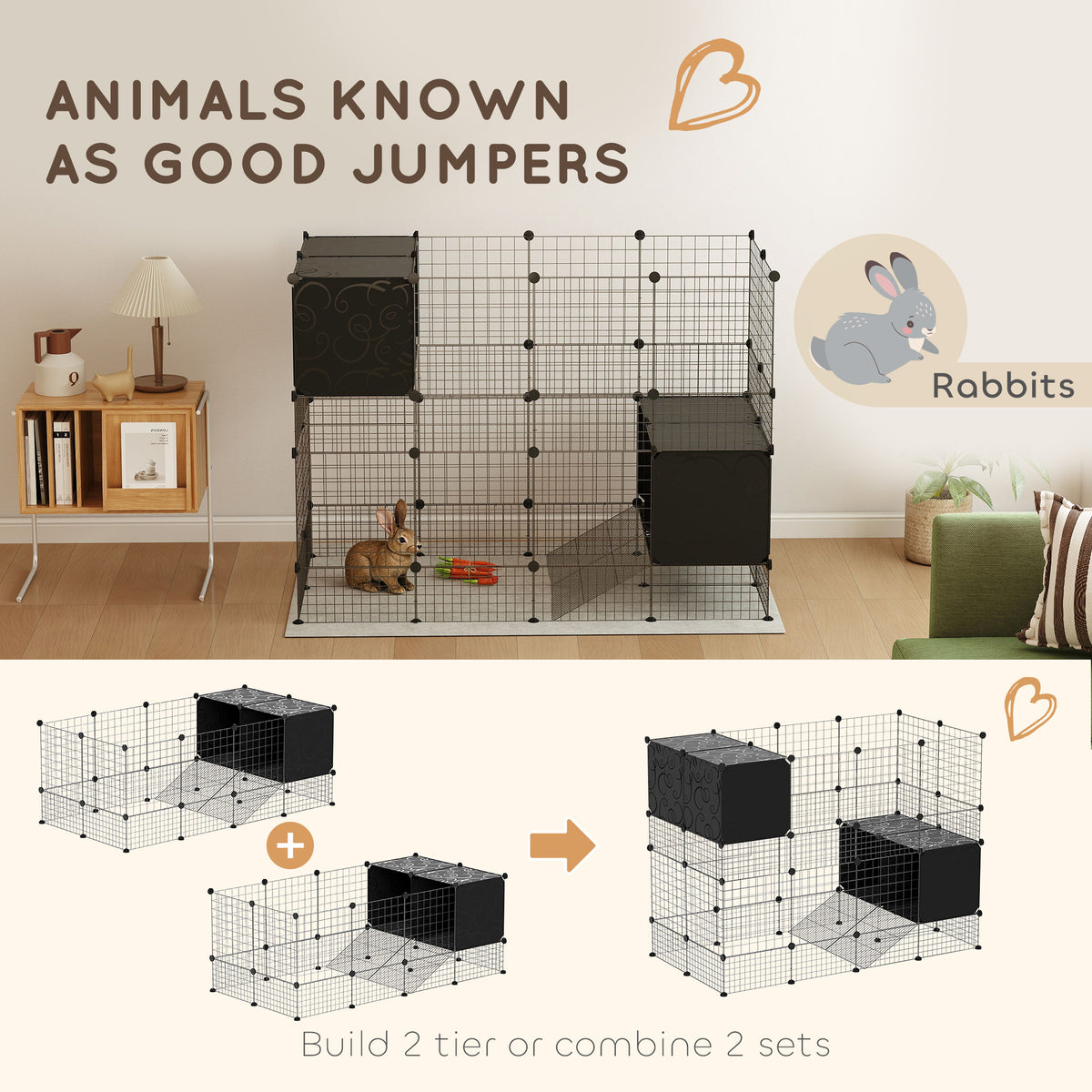 Modular small animal cage – image 1