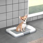 PawHut Dog Toilet Tray – Grey, 46.5cm – product view 2