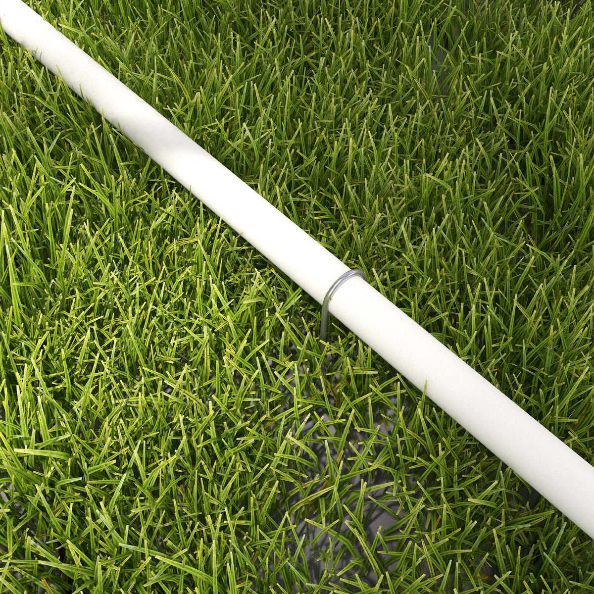 Orange dog agility weave poles – image 1