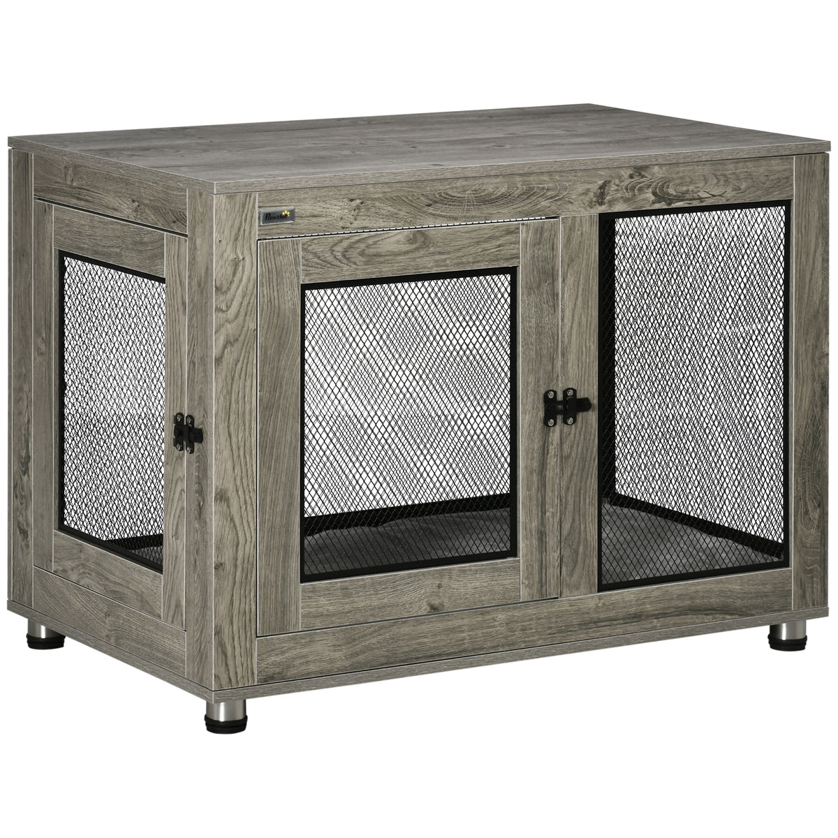 Two-door dog crate side table – image 1